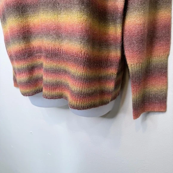 beachlunchlounge Sedona Spacedye Striped Mockneck Relaxed Pullover Knit Sweater - Picture 10 of 15